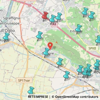 Mappa Via Tese, 25033 Cologne BS, Italia (3.226)