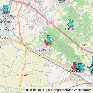 Mappa Via Tese, 25033 Cologne BS, Italia (3.95333)