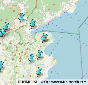 Mappa Via Guglielmo Marconi, 25010 San Felice del Benaco BS, Italia (6.12417)