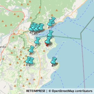 Mappa Via Guglielmo Marconi, 25010 San Felice del Benaco BS, Italia (3.08778)