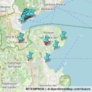 Mappa Via Guglielmo Marconi, 25010 San Felice del Benaco BS, Italia (2.617)