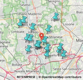 Mappa SP 35 Milano Meda, 20037 Paderno Dugnano MI (3.13471)