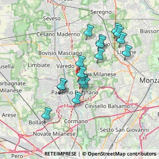 Mappa SP 35 Milano Meda, 20037 Paderno Dugnano MI (3.40438)
