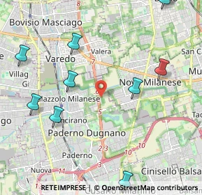 Mappa SP 35 Milano Meda, 20037 Paderno Dugnano MI (3.06083)