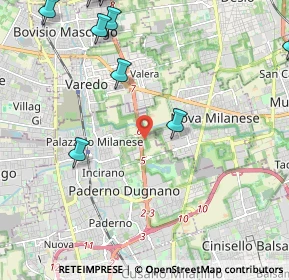 Mappa SP 35 Milano Meda, 20037 Paderno Dugnano MI (3.17917)