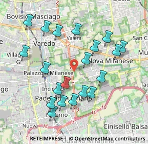 Mappa SP 35 Milano Meda, 20037 Paderno Dugnano MI (1.977)