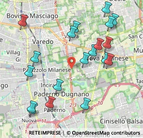 Mappa SP 35 Milano Meda, 20037 Paderno Dugnano MI (2.26947)