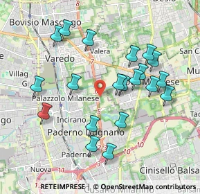 Mappa SP 35 Milano Meda, 20037 Paderno Dugnano MI (1.9095)