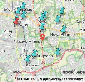 Mappa SP 35 Milano Meda, 20037 Paderno Dugnano MI (2.264)