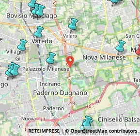 Mappa SP 35 Milano Meda, 20037 Paderno Dugnano MI (3.3395)