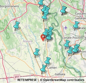 Mappa Via Alzate, 28047 Oleggio NO, Italia (8.607)