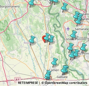 Mappa Via Alzate, 28047 Oleggio NO, Italia (10.751)