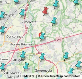 Mappa Sede Operativa, 20873 Cavenago di Brianza MB, Italia (6.877)