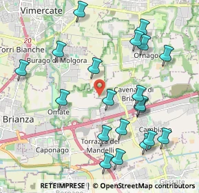 Mappa Sede Operativa, 20873 Cavenago di Brianza MB, Italia (2.2265)