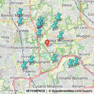 Mappa Via Alcide De Gasperi, 20054 Nova Milanese MB, Italia (2.27571)