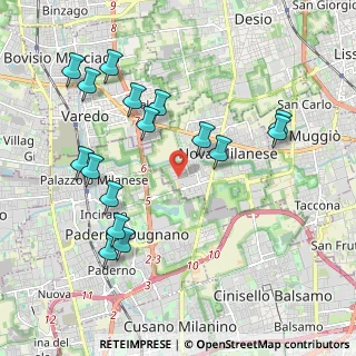 Mappa Via Alcide De Gasperi, 20054 Nova Milanese MB, Italia (2.14438)