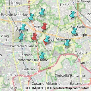 Mappa Via Alcide De Gasperi, 20054 Nova Milanese MB, Italia (2.03273)