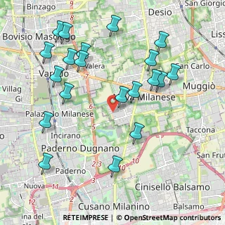 Mappa Via Alcide De Gasperi, 20054 Nova Milanese MB, Italia (2.2855)