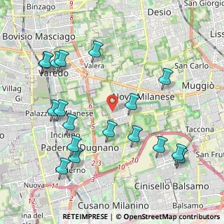 Mappa Via Alcide De Gasperi, 20054 Nova Milanese MB, Italia (2.36444)