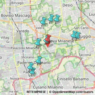 Mappa Via Alcide De Gasperi, 20054 Nova Milanese MB, Italia (1.87)