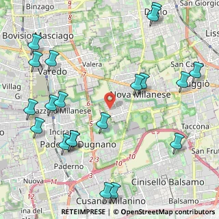Mappa Via Alcide De Gasperi, 20054 Nova Milanese MB, Italia (2.7655)