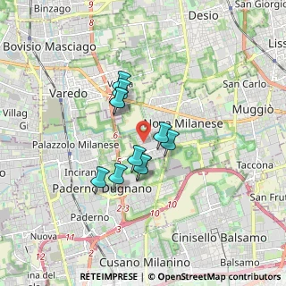 Mappa Via Alcide De Gasperi, 20054 Nova Milanese MB, Italia (1.24364)