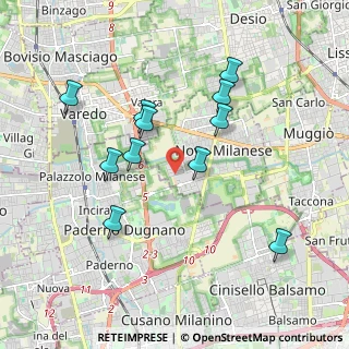 Mappa Via Alcide De Gasperi, 20054 Nova Milanese MB, Italia (1.81182)