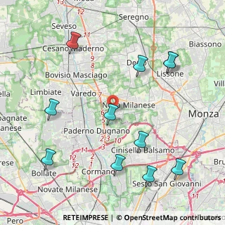 Mappa Via Alcide De Gasperi, 20054 Nova Milanese MB, Italia (4.86818)
