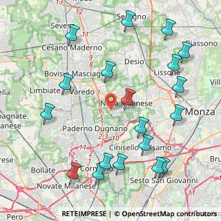 Mappa Via Alcide De Gasperi, 20054 Nova Milanese MB, Italia (5.06421)