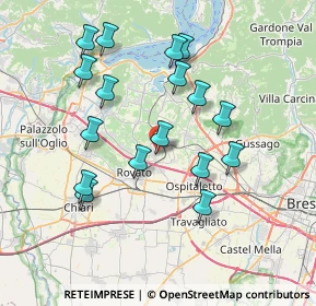 Mappa Via Enrico Berlinguer, 25046 Cazzago San Martino BS, Italia (7.24235)