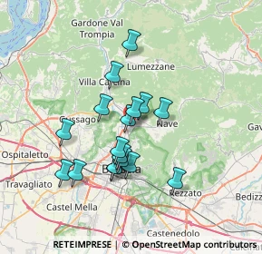 Mappa Villaggio Prealpino Traversa Decima, 25136 Brescia BS, Italia (5.76353)