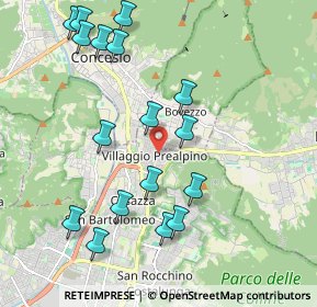 Mappa Villaggio Prealpino Traversa Decima, 25136 Brescia BS, Italia (2.19235)