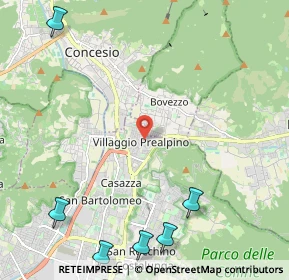 Mappa Villaggio Prealpino Traversa Decima, 25136 Brescia BS, Italia (3.94455)