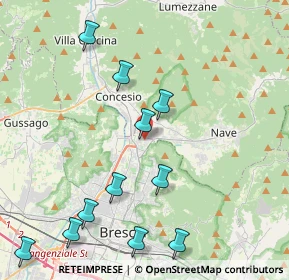 Mappa Villaggio Prealpino Traversa Decima, 25136 Brescia BS, Italia (5.08083)