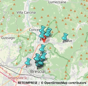 Mappa Villaggio Prealpino Traversa Decima, 25136 Brescia BS, Italia (3.29529)