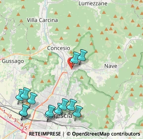 Mappa Villaggio Prealpino Traversa Decima, 25136 Brescia BS, Italia (5.35308)