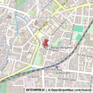 Mappa Via Bergamo, 8, 20900 Monza, Monza e Brianza (Lombardia)