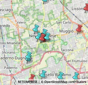 Mappa Via Giacomo Brodolini angolo, 20834 Nova Milanese MB, Italia (2.22941)