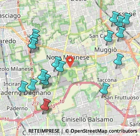 Mappa Via Giacomo Brodolini angolo, 20834 Nova Milanese MB, Italia (2.4575)