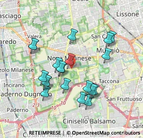 Mappa Via Giacomo Brodolini angolo, 20834 Nova Milanese MB, Italia (1.7275)