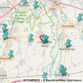 Mappa Via Cristoforo Colombo, 24055 Cologno Al Serio BG, Italia (6.389)