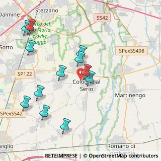 Mappa Via Cristoforo Colombo, 24055 Cologno Al Serio BG, Italia (4.3675)