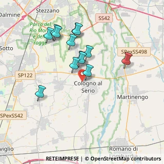 Mappa Via Cristoforo Colombo, 24055 Cologno Al Serio BG, Italia (3.46846)