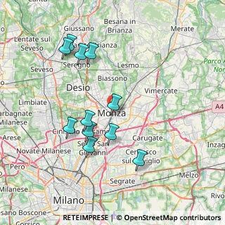 Mappa MONZA VIA VITTORIO EMANUELE, 20052 Monza MB, Italia (7.46909)