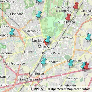 Mappa MONZA VIA VITTORIO EMANUELE, 20052 Monza MB, Italia (3.19)