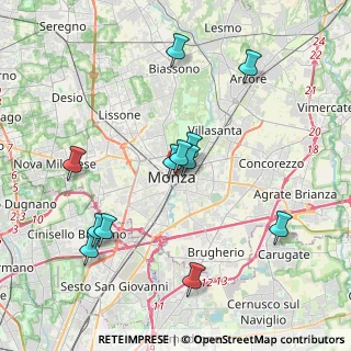 Mappa MONZA VIA VITTORIO EMANUELE, 20052 Monza MB, Italia (3.84583)