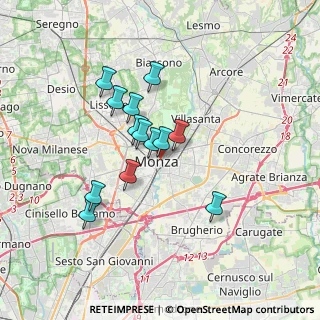 Mappa MONZA VIA VITTORIO EMANUELE, 20052 Monza MB, Italia (2.75462)