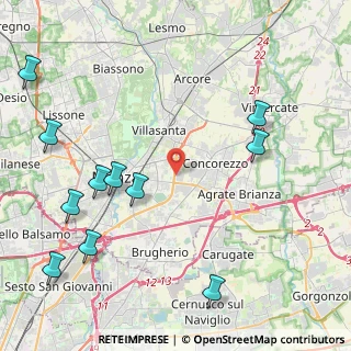 Mappa Viale Gian Battista Stucchi, 20052 Monza MB, Italia (5.47364)
