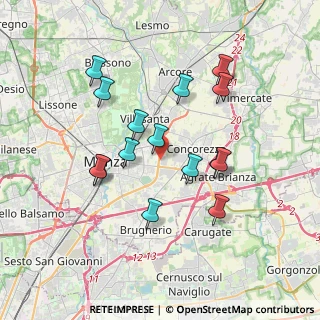 Mappa Viale Gian Battista Stucchi, 20052 Monza MB, Italia (3.35733)