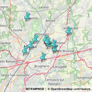 Mappa Viale Gian Battista Stucchi, 20052 Monza MB, Italia (2.52818)